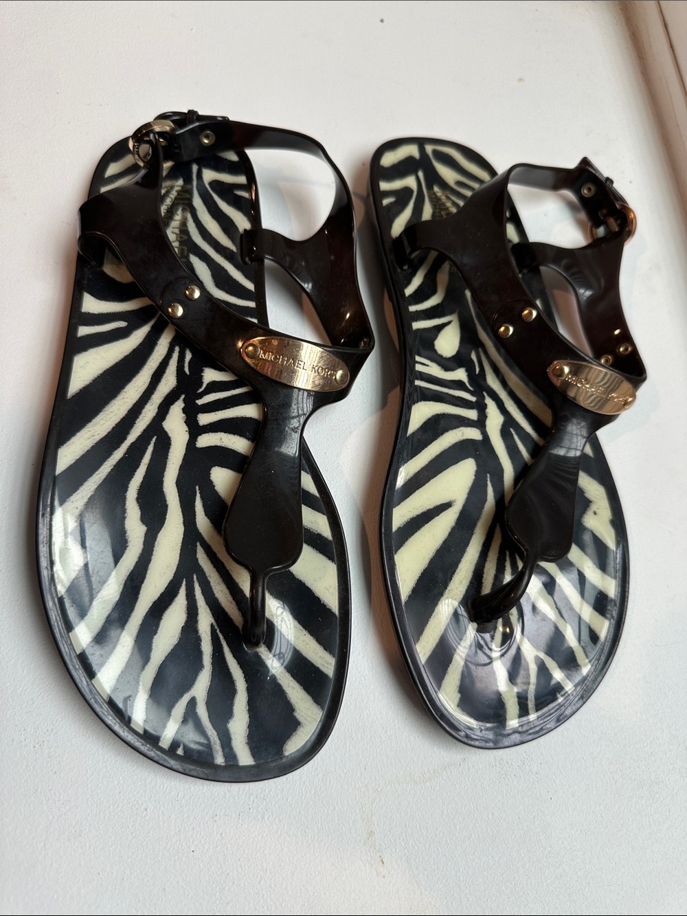 Michael Kors jelly sandals